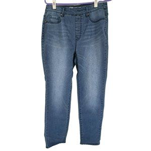 DG2 Diane Gilman Blue Denim Jeans Size Medium M Trendy Design